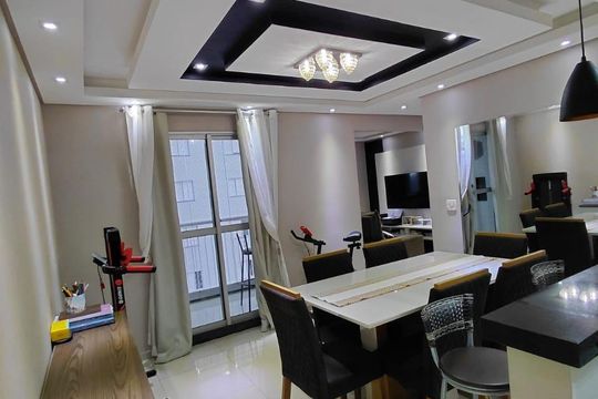 Sala de Jantar de apartamento à venda com 3 quartos, 69m² em Jardim Sao Ricardo, Guarulhos