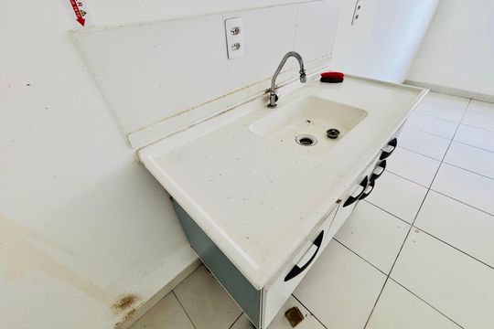 Cozinha de apartamento à venda com 2 quartos, 33m² em Colônia (zona Leste), São Paulo