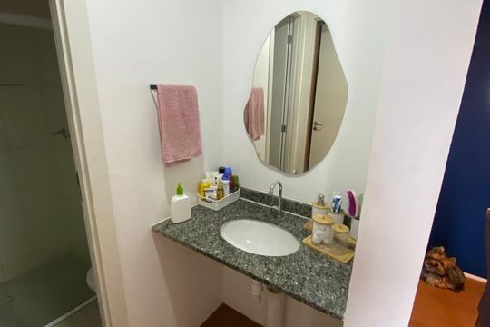 Banheiro de apartamento à venda com 1 quarto, 38m² em Imperial de São Cristóvão, Rio de Janeiro