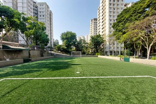 campo sintético de apartamento para alugar com 2 quartos, 50m² em Jardim Taquaral, São Paulo