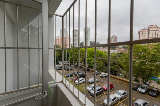 Varanda Sala de apartamento para alugar com 2 quartos, 50m² em Jardim Taquaral, São Paulo