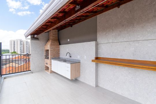 Área comum - Churrasqueira de apartamento para alugar com 2 quartos, 35m² em Vila Guarani (zona Sul), São Paulo