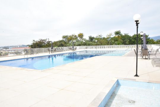 Área comum - Piscina de apartamento para alugar com 2 quartos, 62m² em Jardim das Tulipas, Jundiaí