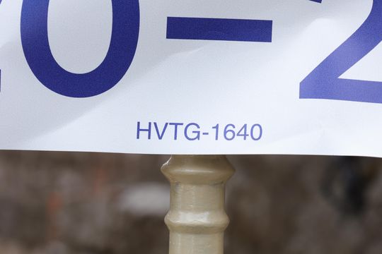 Placa GRANDE instalada no portão do imóvel, dia 21.10.2026 - Códiggo da placa: HVTG-1640 de casa para alugar com 1 quarto, 40m² em Vila Norma, São Paulo