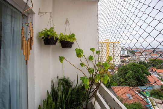 Varanda da Sala de apartamento à venda com 4 quartos, 134m² em Centro, Diadema