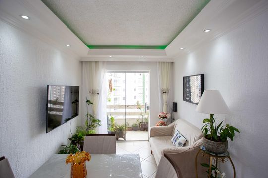 Sala de apartamento à venda com 4 quartos, 134m² em Centro, Diadema