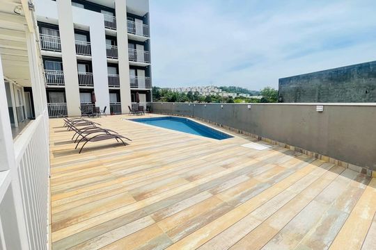 Área comum - Piscina de apartamento para alugar com 2 quartos, 47m² em Jardim Sandra, Cotia