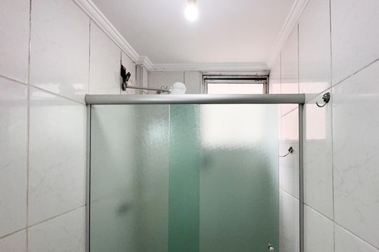 Banheiro Social de apartamento para alugar com 2 quartos, 85m² em Demarchi, São Bernardo do Campo