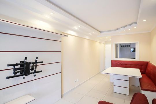 Sala de apartamento para alugar com 2 quartos, 66m² em Fundacao, São Caetano do Sul