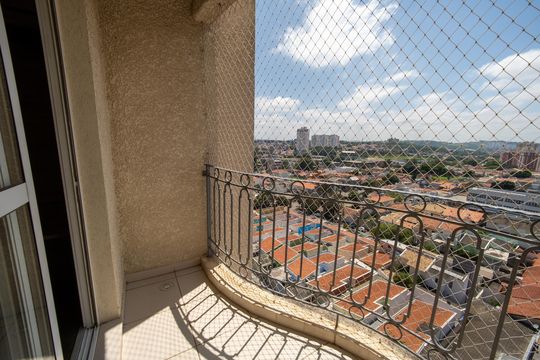 Varanda da Sala de apartamento à venda com 3 quartos, 74m² em Vila Guarani, Jundiaí