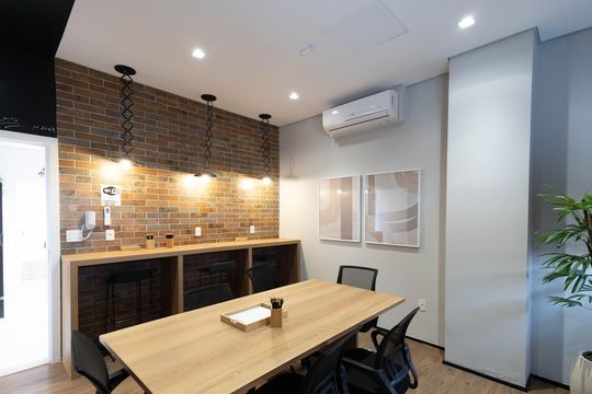 Sala de Coworking de apartamento para alugar com 1 quarto, 29m² em Vila Gustavo, São Paulo