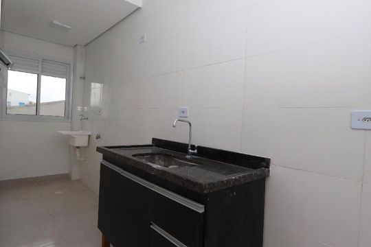 Cozinha de apartamento à venda com 1 quarto, 28m² em Vila Darli, São Paulo