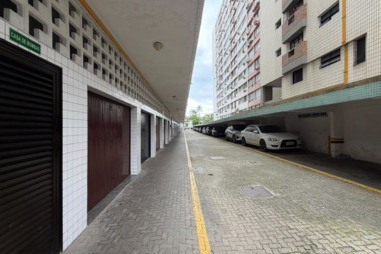 Área comum de kitnet/studio para alugar com 1 quarto, 35m² em Embaré, Santos