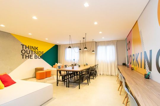 Área comum de apartamento à venda com 1 quarto, 37m² em Novo Mundo, Curitiba
