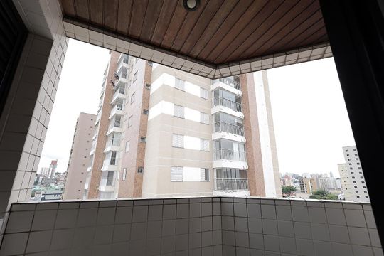 Sacada de apartamento à venda com 3 quartos, 64m² em Vila Valparaíso, Santo André