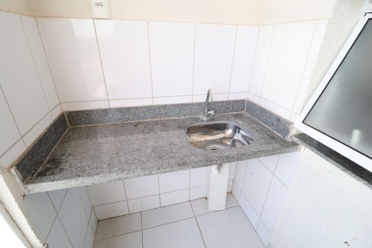 Sacada de apartamento para alugar com 2 quartos, 62m² em Residencial Integração, Uberlândia