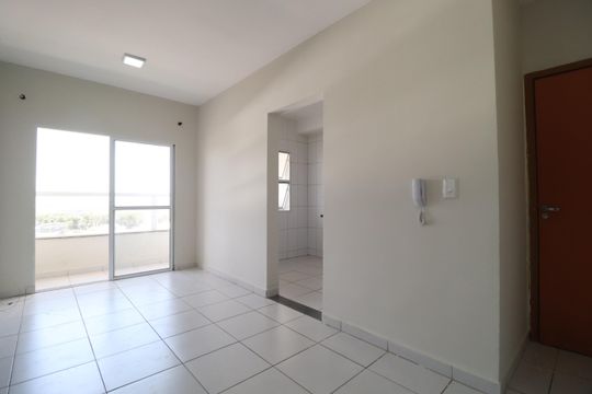 Sala de apartamento para alugar com 2 quartos, 62m² em Residencial Integração, Uberlândia