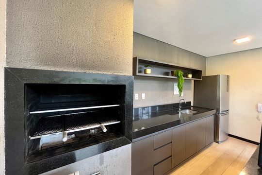 Área comum - Churrasqueira de apartamento para alugar com 2 quartos, 41m² em Barra Olímpica, Rio de Janeiro