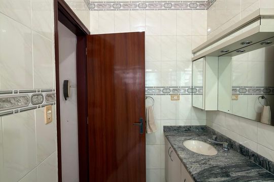 Banheiro Social de apartamento à venda com 3 quartos, 90m² em Nova Petrópolis, São Bernardo do Campo