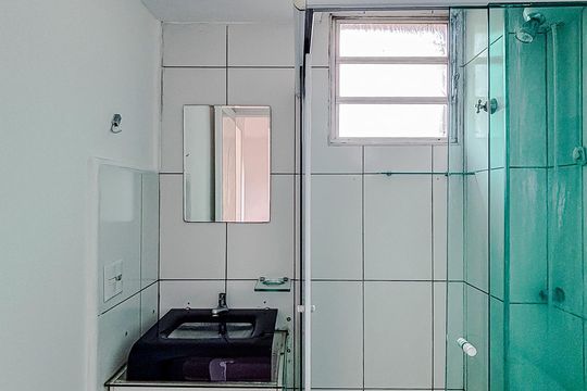 Banheiro de apartamento para alugar com 2 quartos, 56m² em Penha de França, São Paulo