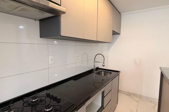 Cozinha  de apartamento para alugar com 2 quartos, 56m² em Cerâmica, São Caetano do Sul