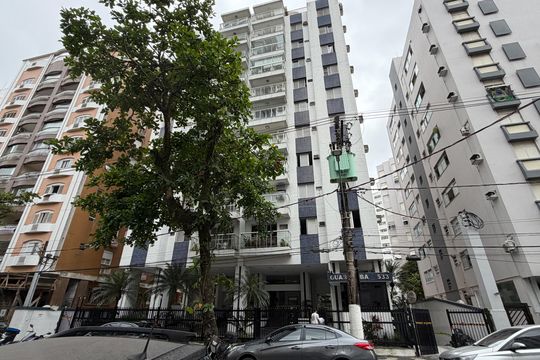 Fachada de apartamento para alugar com 3 quartos, 110m² em Boqueirão, Santos
