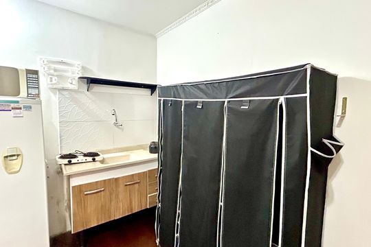 Cozinha de kitnet/studio para alugar com 1 quarto, 38m² em Vila Rosalia, Guarulhos