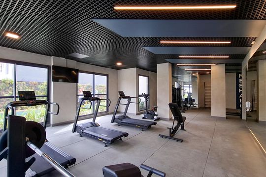 Área Comum - Academia de kitnet/studio para alugar com 1 quarto, 26m² em Pinheiros, São Paulo