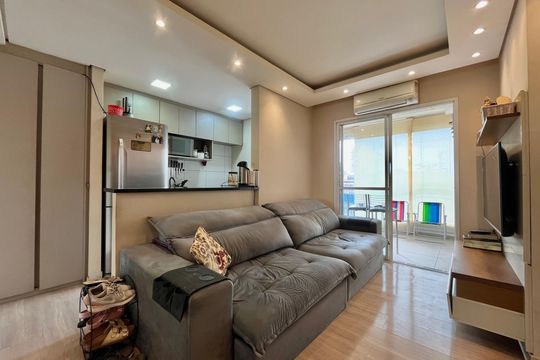 Sala de apartamento à venda com 2 quartos, 59m² em Vila Paulista, São Paulo
