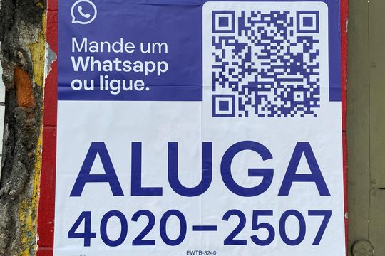 Placa de apartamento para alugar com 1 quarto, 55m² em Aliança, Osasco