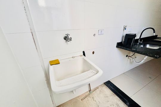 Área de Serviço de apartamento para alugar com 3 quartos, 78m² em Vila Guilhermina, São Paulo