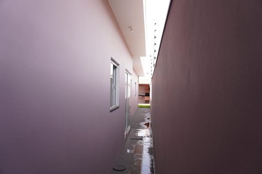 Corredor quintal de casa para alugar com 2 quartos, 110m² em Vila Boa Vista, São Carlos