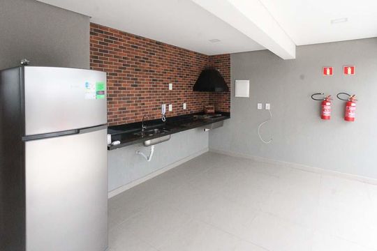 Área comum - Churrasqueira de apartamento para alugar com 1 quarto, 29m² em Vila Alpina, São Paulo