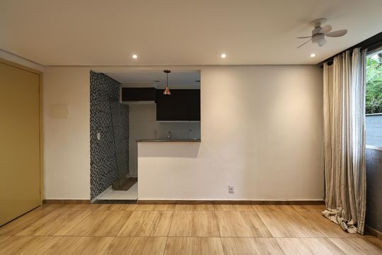 Sala de apartamento para alugar com 2 quartos, 51m² em Rp3 (regiões de Planejamento), Santo André