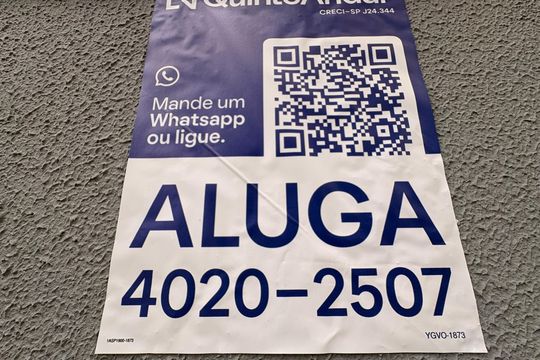 Fachada + plaquinha YGVO-1873 de apartamento para alugar com 2 quartos, 51m² em Rp3 (regiões de Planejamento), Santo André