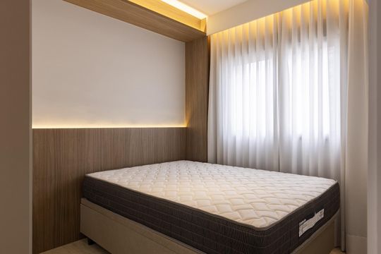 Quarto de apartamento para alugar com 1 quarto, 26m² em Vila Nova Conceição, São Paulo