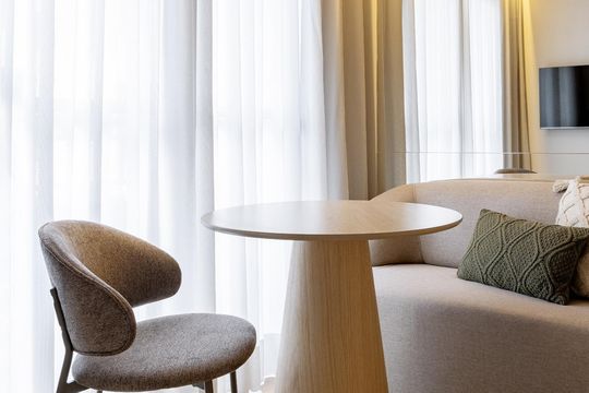 Sala de apartamento para alugar com 1 quarto, 26m² em Vila Nova Conceição, São Paulo