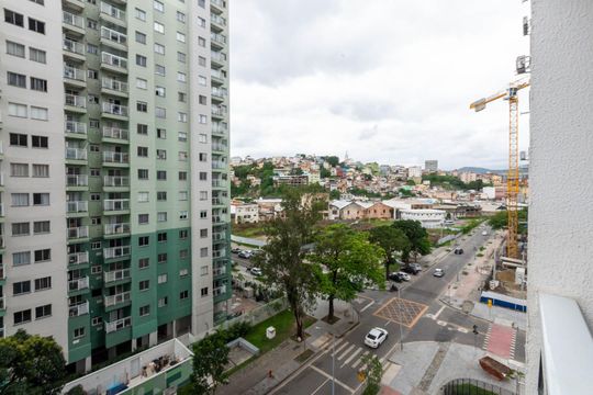 Varanda da Sala de apartamento para alugar com 2 quartos, 50m² em Santo Cristo, Rio de Janeiro
