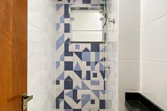 Banheiro  de apartamento para alugar com 2 quartos, 37m² em Vila Santa Teresa, São Paulo