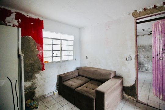 Sala de casa para alugar com 2 quartos, 80m² em Jardim Silva Teles, São Paulo