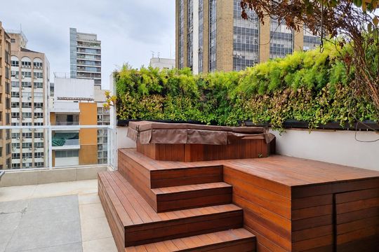 Área comum de apartamento para alugar com 3 quartos, 401m² em Jardim Paulista, São Paulo