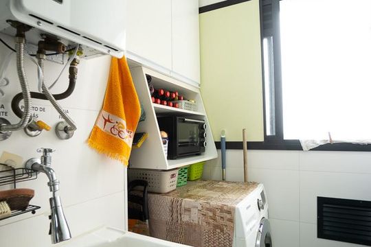 Área de serviço de apartamento à venda com 2 quartos, 63m² em Vila Matilde, São Paulo