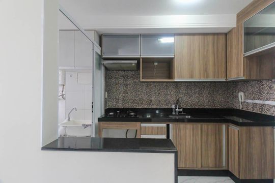 Cozinha de apartamento para alugar com 2 quartos, 45m² em Jardim Vila Formosa, São Paulo
