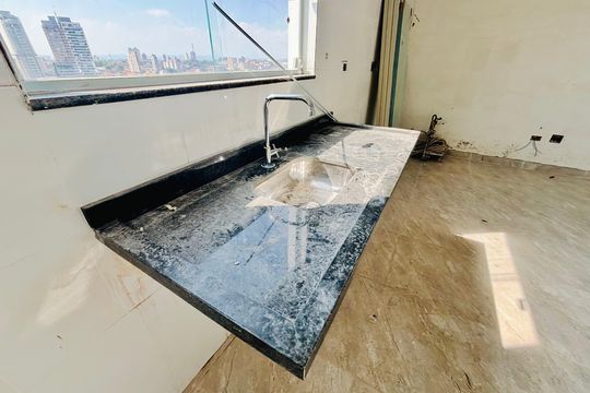 Cozinha de apartamento para alugar com 2 quartos, 120m² em Vila Guilhermina, São Paulo