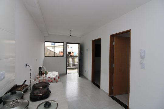 Sala / Cozinha de apartamento para alugar com 2 quartos, 38m² em Jardim Nordeste, São Paulo