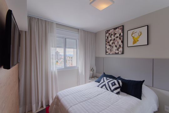 Quarto 2 de apartamento para alugar com 2 quartos, 63m² em Vila Monumento, São Paulo