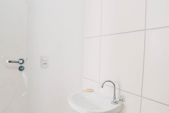 Banheiro de apartamento para alugar com 2 quartos, 37m² em Jardim, Santo André