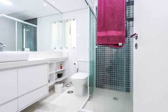 Banheiro Social de apartamento para alugar com 3 quartos, 80m² em Vila Mariana, São Paulo
