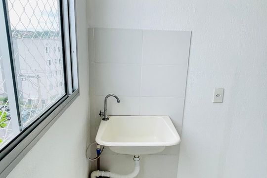 Área de Serviço de apartamento para alugar com 2 quartos, 44m² em Recanto Vista Alegre, Cotia