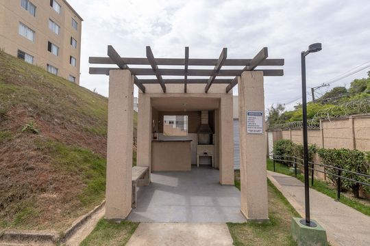 Área comum - Churrasqueira de apartamento para alugar com 2 quartos, 43m² em Nova Pampulha, Belo Horizonte